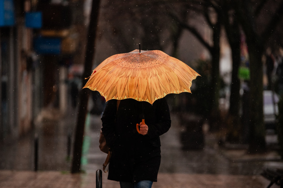 Este invierno fue el cuarto más lluvioso de este siglo en Santiago de Compostela