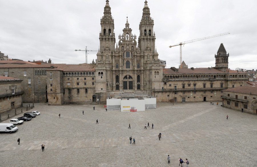 El PP de Santiago pide al Ayuntamiento que publique el informe "desfavorable" de las actuaciones en el Obradoiro