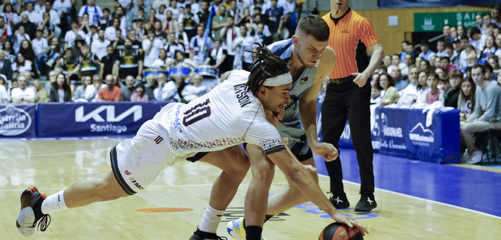 Las imágenes del derbi Obradoiro -Breogán