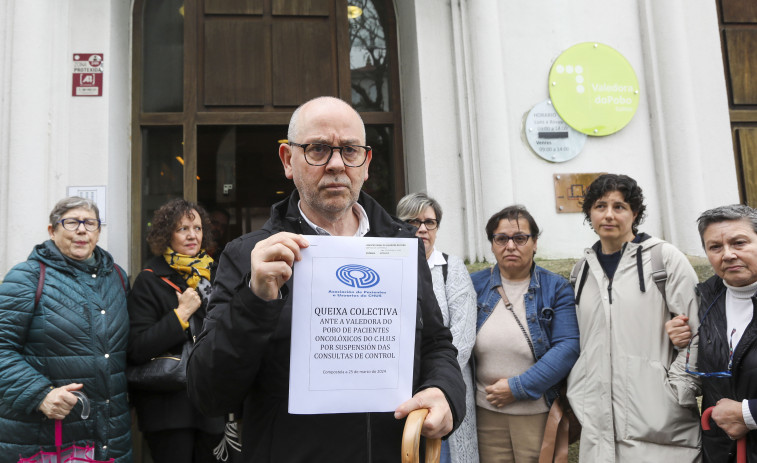 Pacientes de cáncer del Hospital de Santiago denuncian ante la Valedora el retraso en sus citas