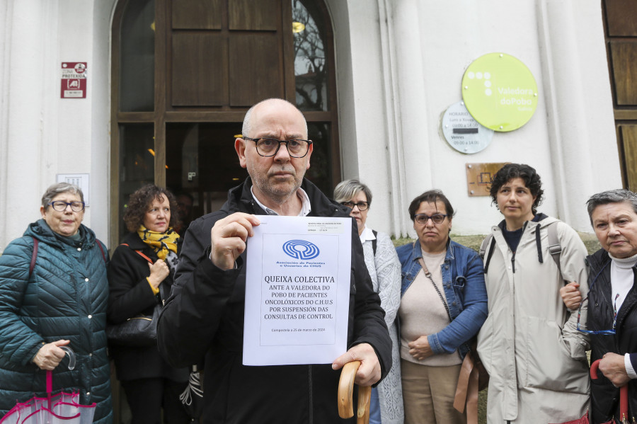 Pacientes de cáncer del Hospital de Santiago denuncian ante la Valedora el retraso en sus citas