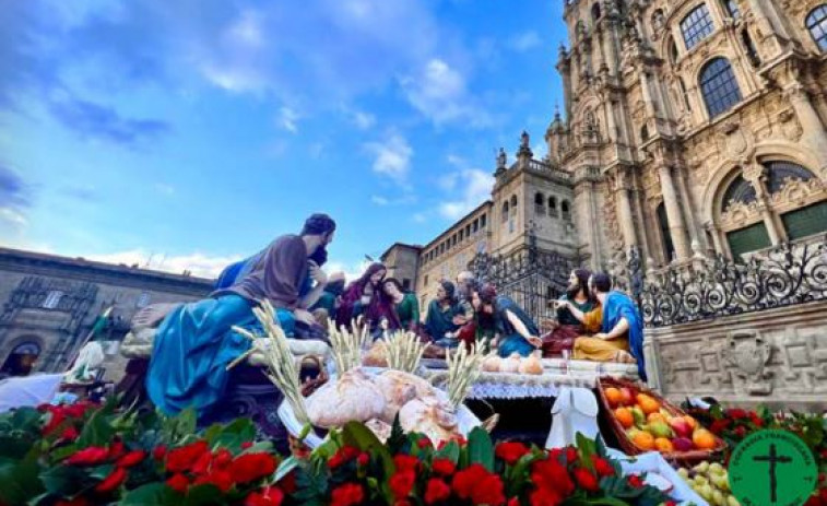 Estas son as procesións que percorrerán este xoves Santiago