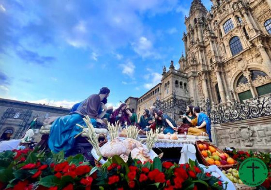 Estas son as procesións que percorrerán este xoves Santiago