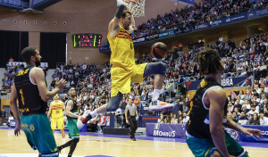 El encuentro entre Obradoiro y Barça, en imágenes