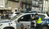 Un policía, una mujer y un niño heridos en la impactante persecución policial de Santiago de Compostela