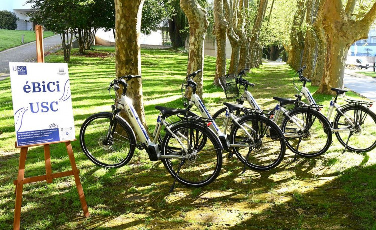 El préstamo de bicicletas llega a la USC con el proyecto 'éBici'