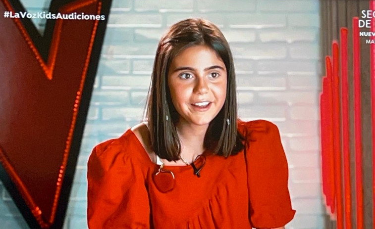 Carmen Cuevas, de gañar Canta con Ames a participar en La Voz Kids no equipo de Lola Índigo