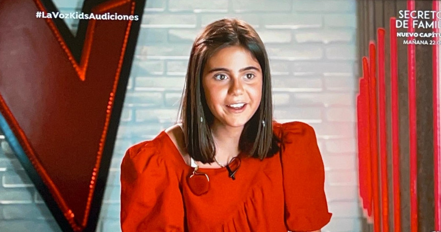 Carmen Cuevas, de gañar Canta con Ames a participar en La Voz Kids no equipo de Lola Índigo