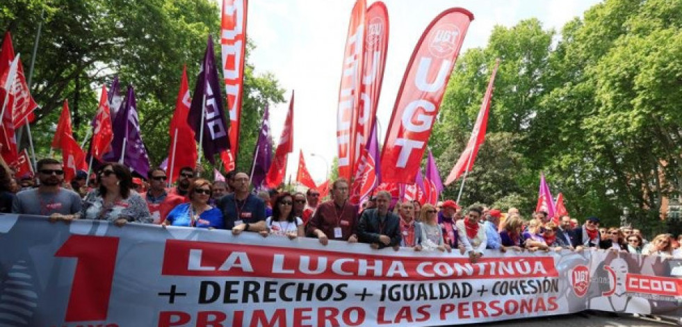 Estas son las manifestaciones convocadas en Galicia por el 1 de mayo