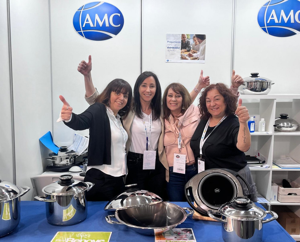 Parte del equipo de AMC A Coruña