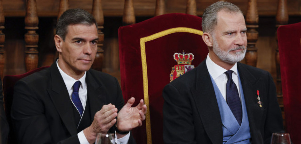 El Rey y Sánchez están en 