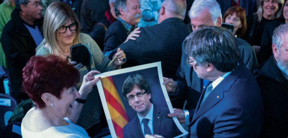 Puigdemont 'ficha' a Bruce Springsteen