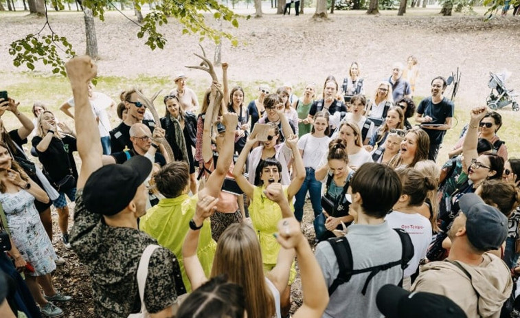 Compostela celebra a arte e a emoción da man do festival cultural Escenas do Cambio