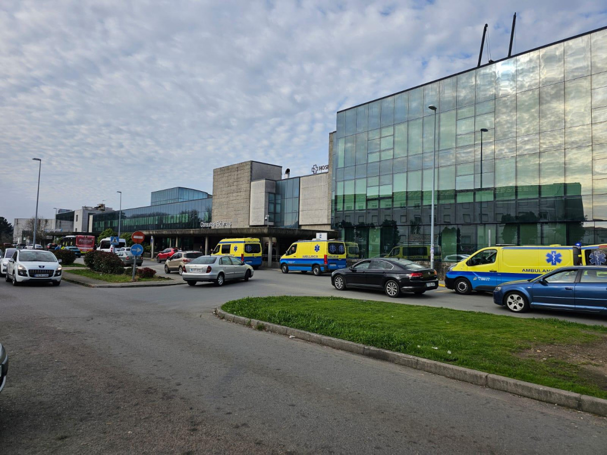 Santiago de Compostela.  Exterior del Hospital de Santiago el CHUS