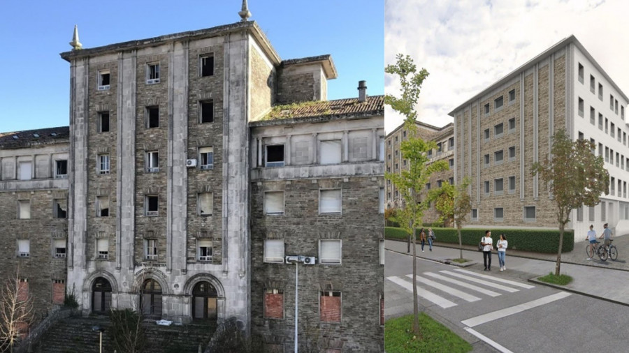 Así será la residencia de estudiantes de última generación en la que se convertirá el antiguo hospital de Galeras