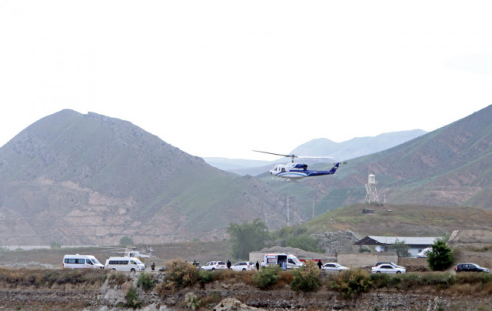 El Ejército iraní afirma que ha localizado el helicóptero en el que viajaba Raisí