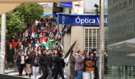 La acampada pro Palestina de Santiago acusa a la USC de mantenerse en el plano 