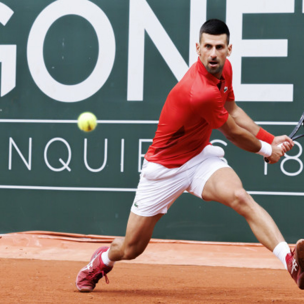 Djokovic pilla ritmo en Ginebra y vence a Yannick Hanfmann