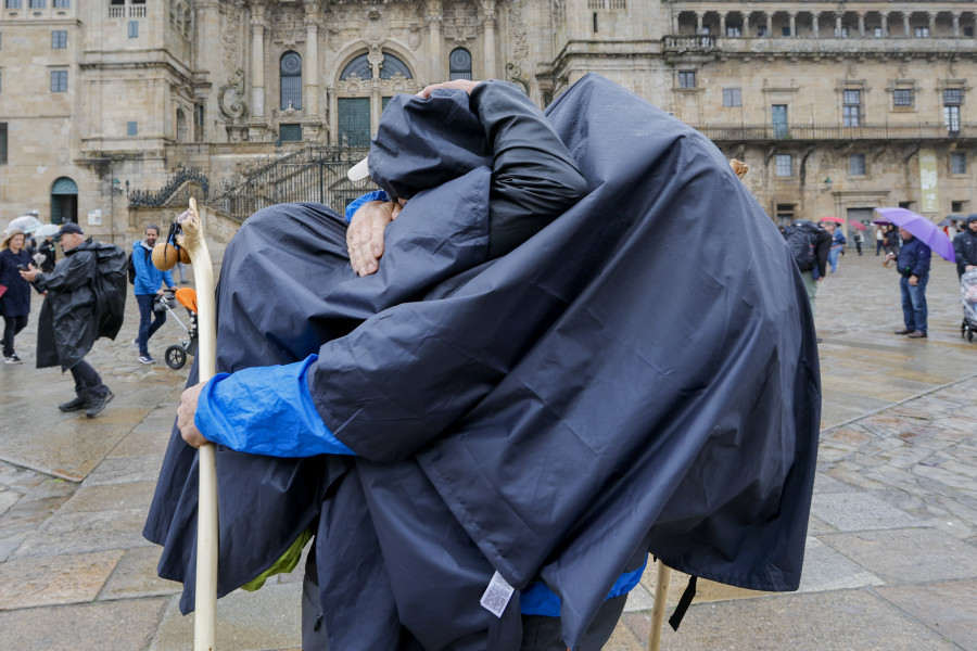 Récord de peregrinos en mayo: Más de 70.000 compostelanas selladas en Santiago