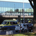 Exterior del hospital Clínico de Santiago