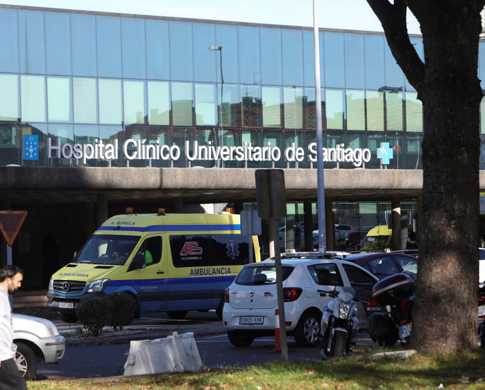 Exterior del hospital Clínico de Santiago