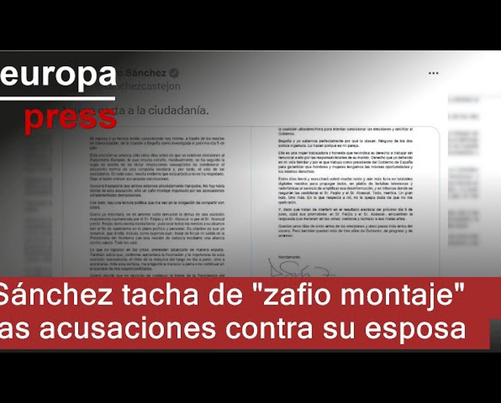 Sánchez tacha de 