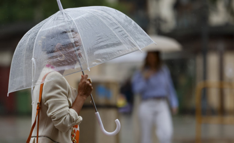 Alerta amarilla por lluvias en Galicia este lunes