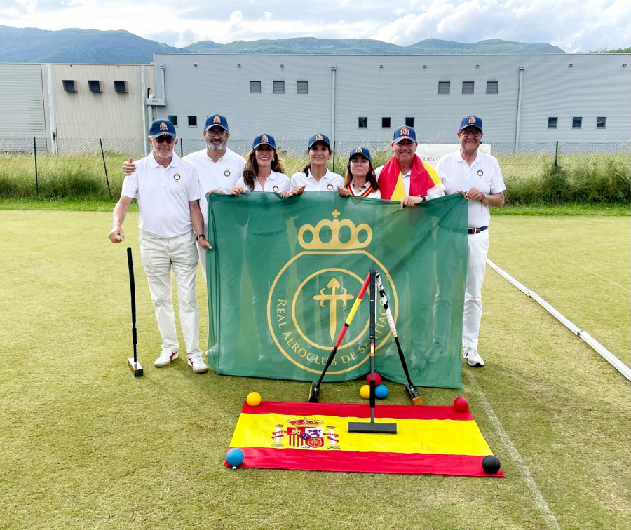 El equipo de croquet de Santiago triunfa en Suiza