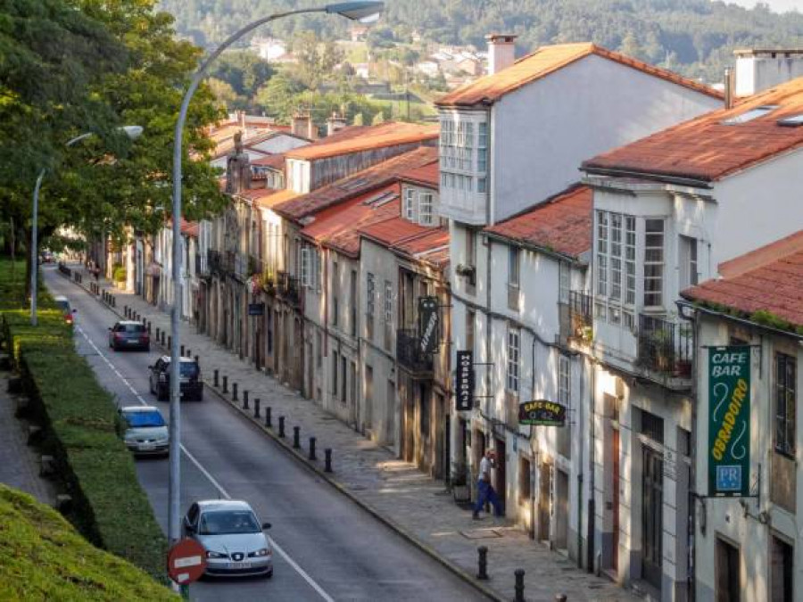 Las obras de mejora de la calle de O Pombal comenzarán el 25 de junio