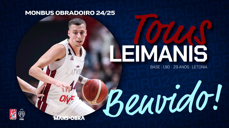 El base letón Toms Leimanis, primer fichaje del Obradoiro