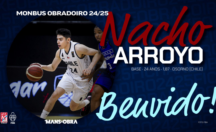 El Obradoiro ficha al internacional chileno Nacho Arroyo