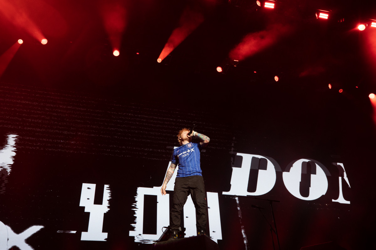 Ed Sheeran en Santiago de Compostela. Mark Surridge