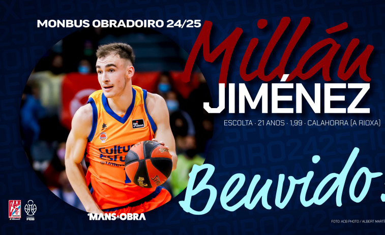 El Obradoiro logra la cesión de Millán Jiménez