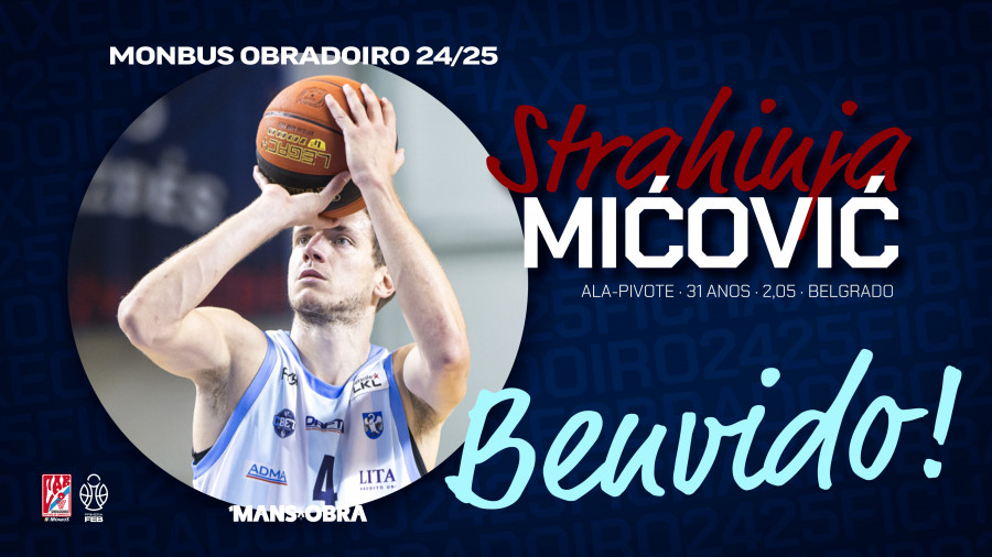 El Obradoiro ficha al ala-pívot serbio Strahinja Micovic