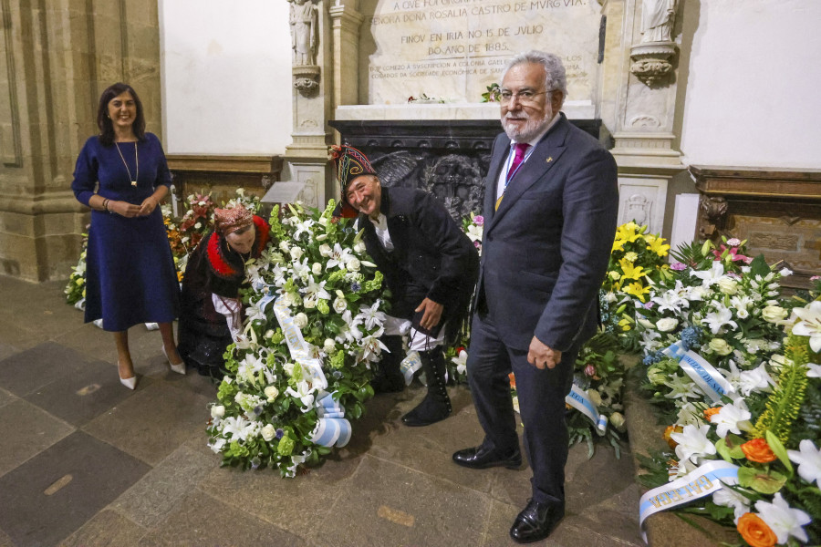 La Xunta homenajea a Rosalía de Castro coincidiendo con el Día de Galicia