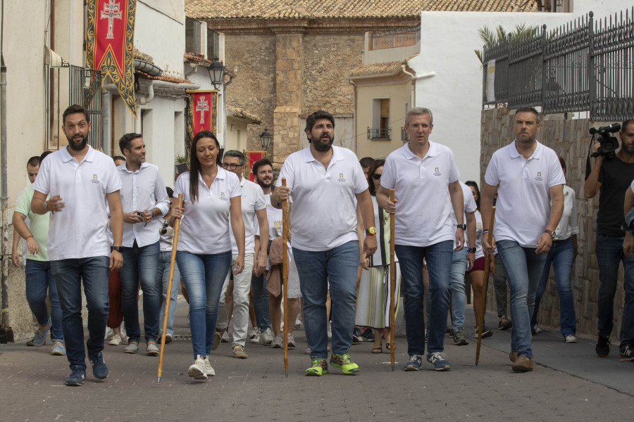 Murcia y Galicia firman un acuerdo para unir lazos con el Camino de Santiago e impulsar Caravaca Jubilar