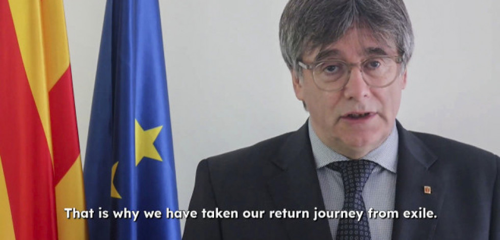Puigdemont vuelve: El Consell de la República convoca una concentración para recibirlo