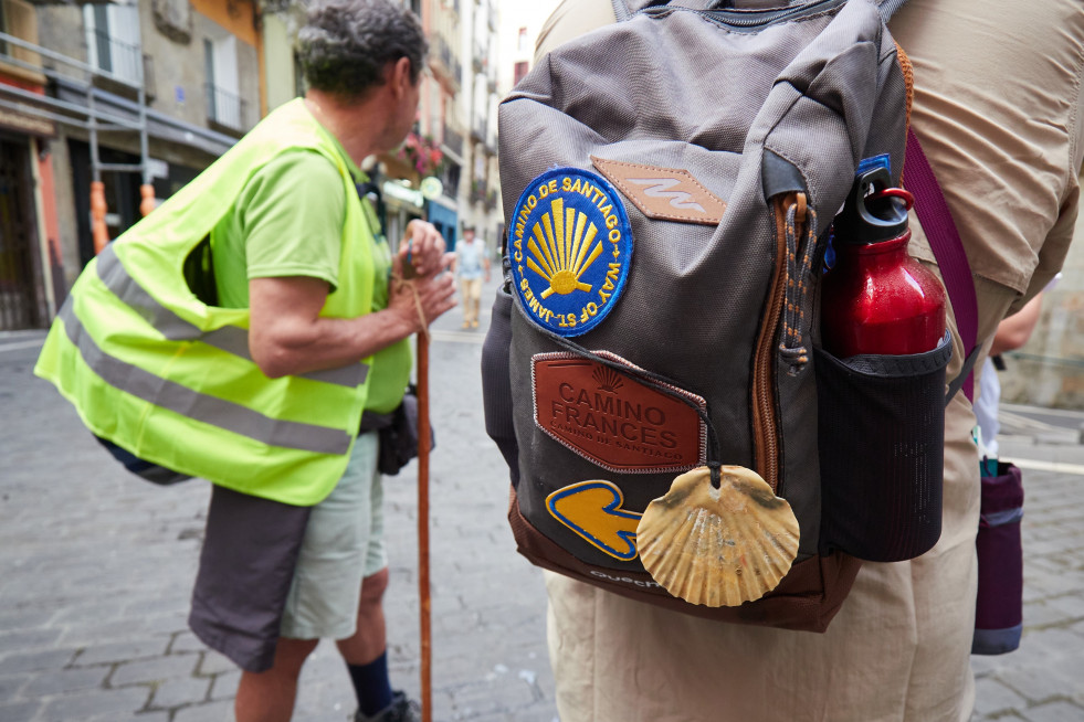 Archivo - Peregrinos del Camino de Santiago.