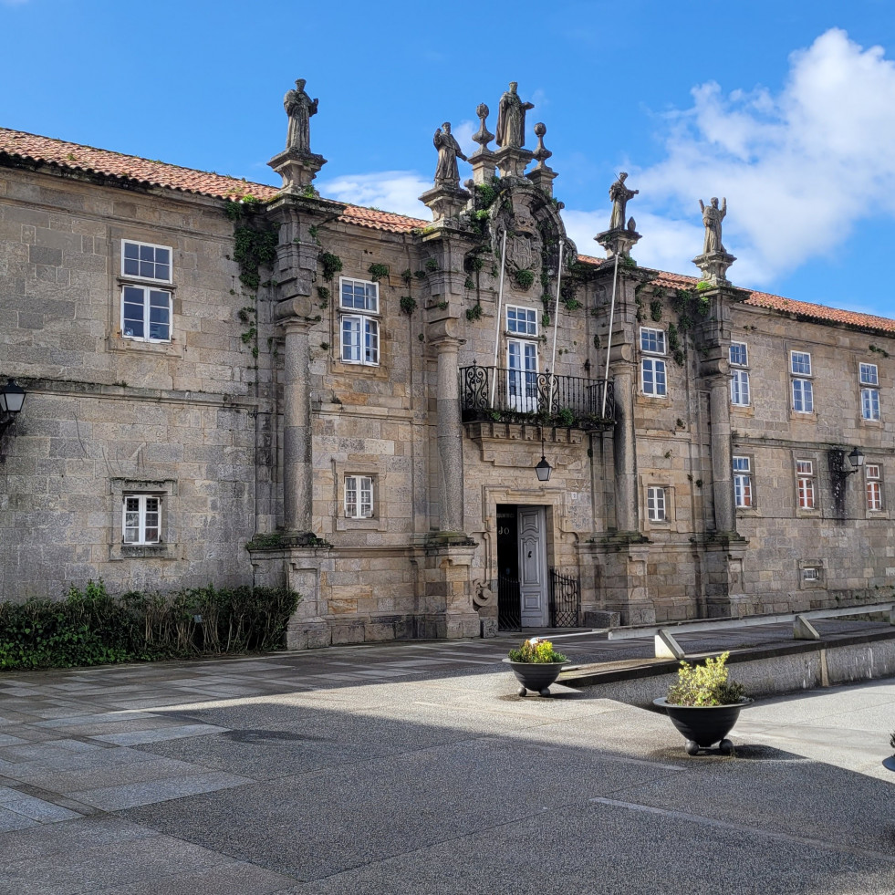Cortada la calle Benéfica de Conxo para su acondicionamiento