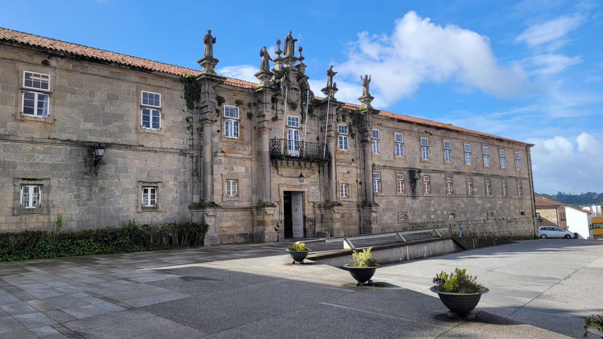 Exterior del Hospital de Conxo Foto de Eladio Gonzu00e1lez Lois