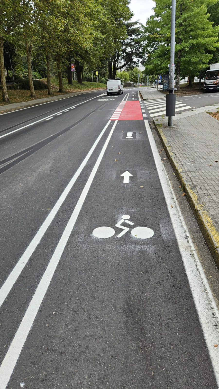 Santiago aumenta os seus carrís bici