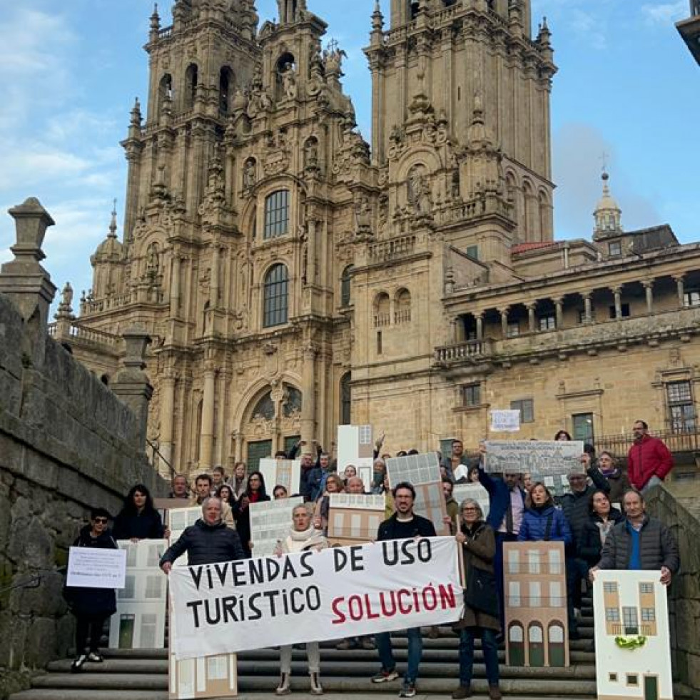 Esta es la dura respuesta de los propietarios de viviendas de uso turístico al Ayuntamiento de Santiago