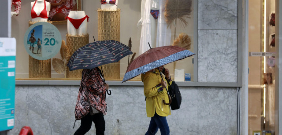 Activada la alerta naranja por lluvias este viernes en la provincia de A Coruña