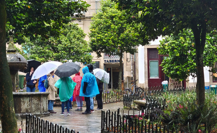 El fuerte temporal de Santiago obliga a cerrar parques y jardines