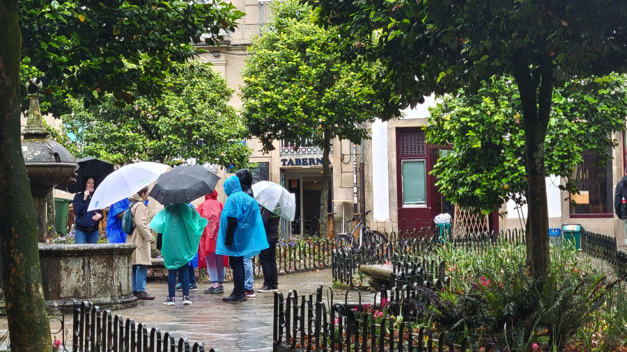 El fuerte temporal de Santiago obliga a cerrar parques y jardines