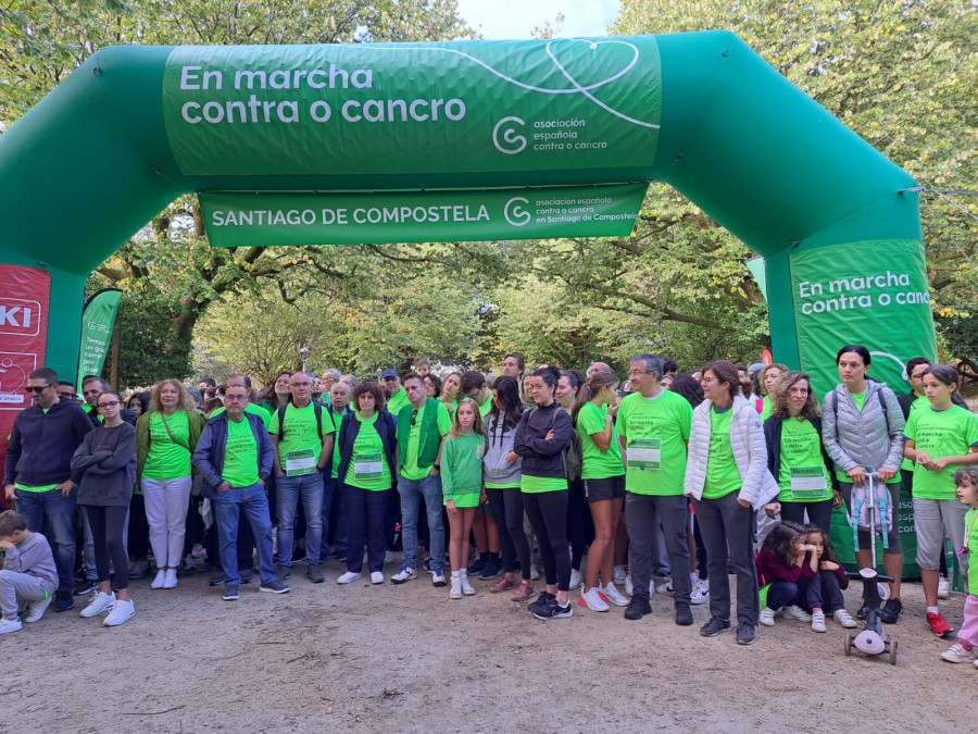 Compostela se pone 'En Marcha contra o Cancro' para visibilizar la enfermedad