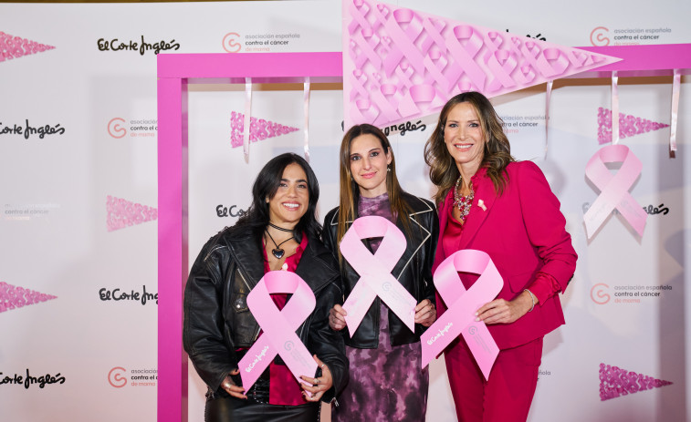 El Corte Inglés se viste de rosa contra el cáncer de mama