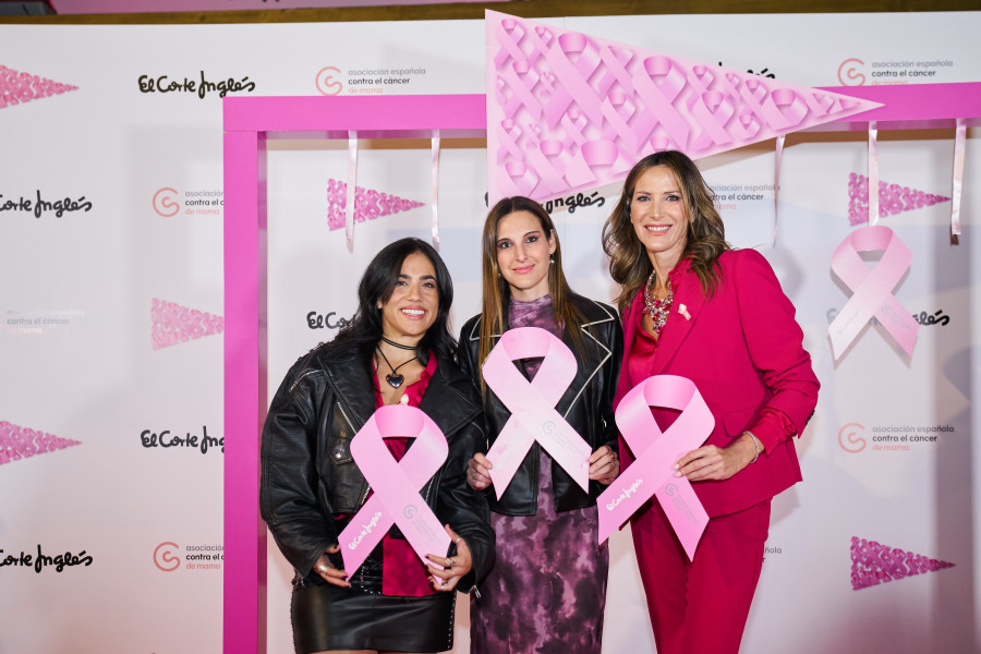 El Corte Inglés se viste de rosa contra el cáncer de mama