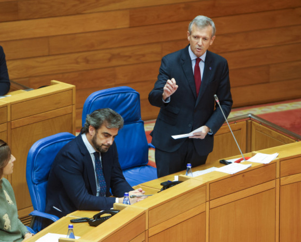ElpresidentedelaXuntaAlfonsoRuedarespondeenelParlamentoGallegoalaspreguntasdelaoposicinenlasesindeco