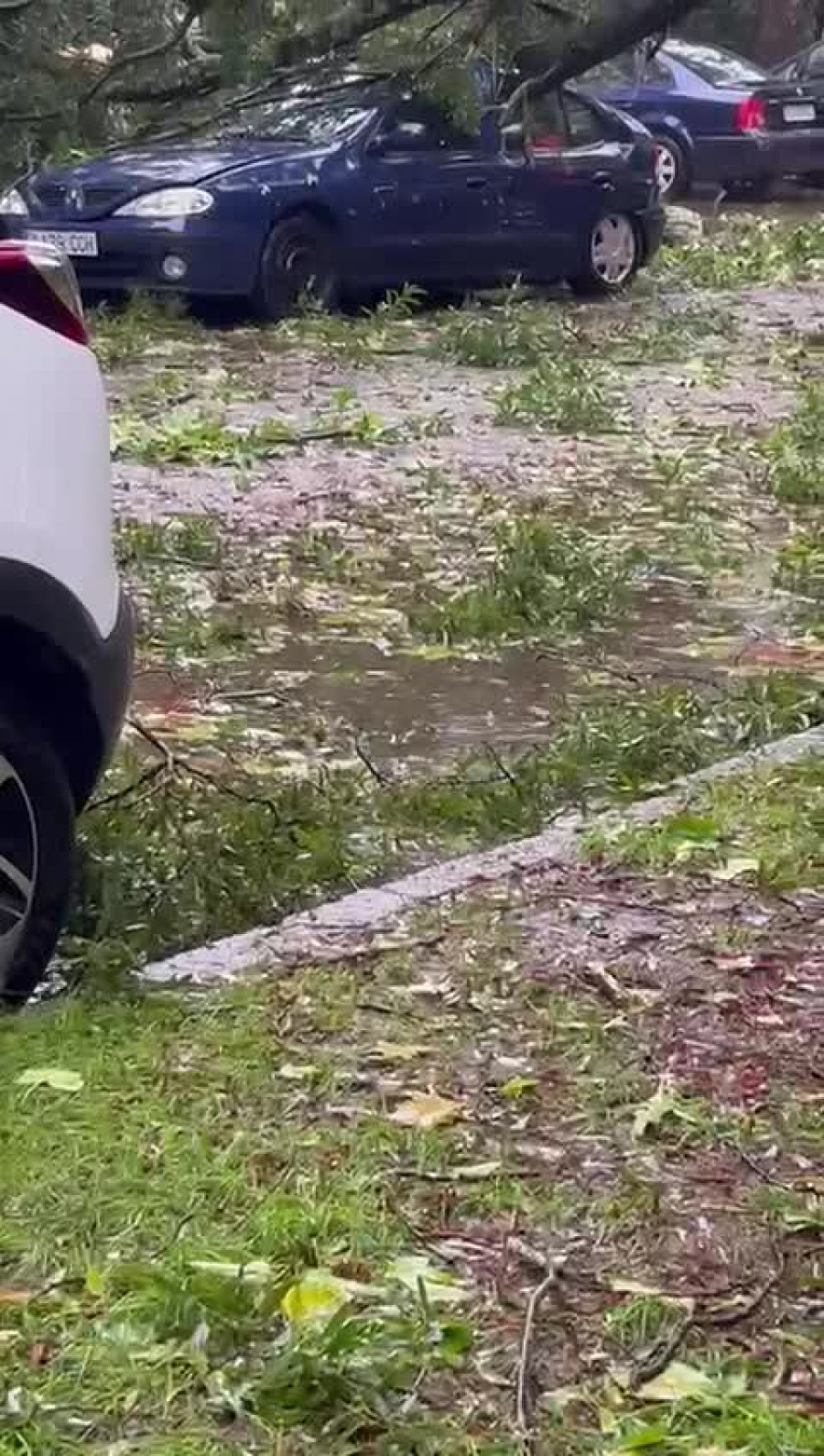 El temporal Kirk causa estragos en Santiago de Compostela | Todas las incidencias